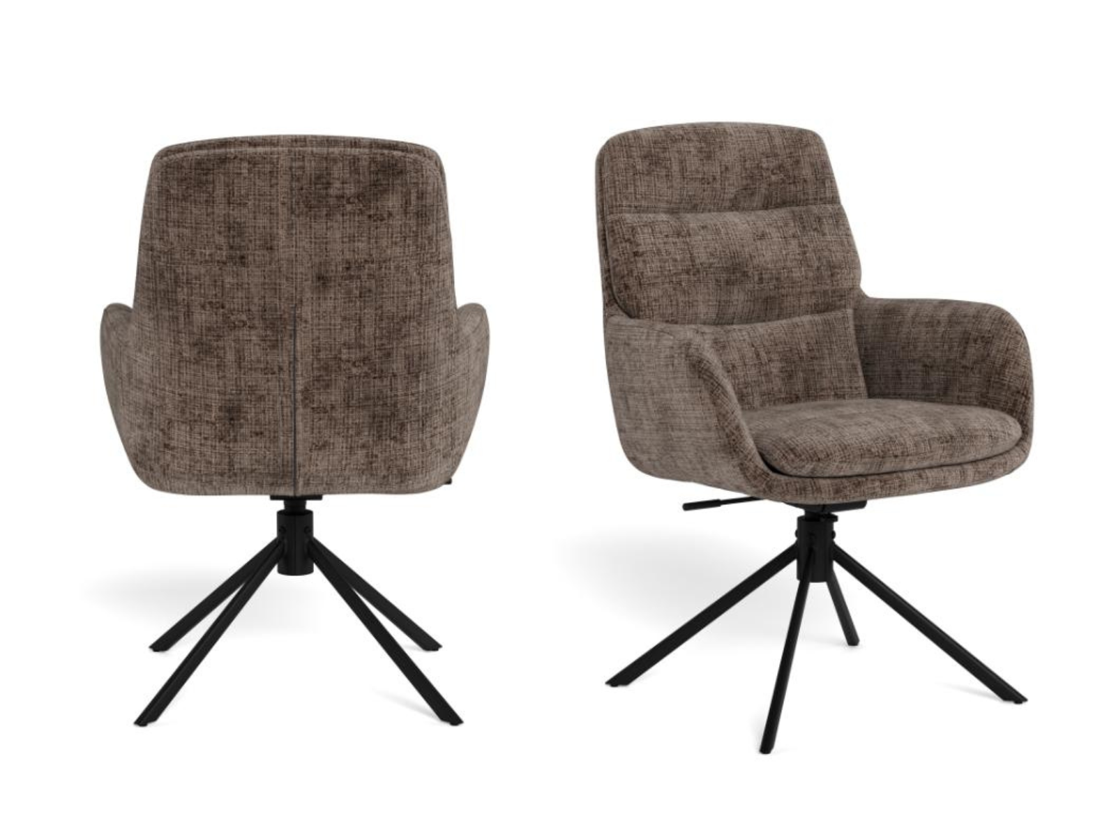 Sedia da pranzo con bracciolo Edgar