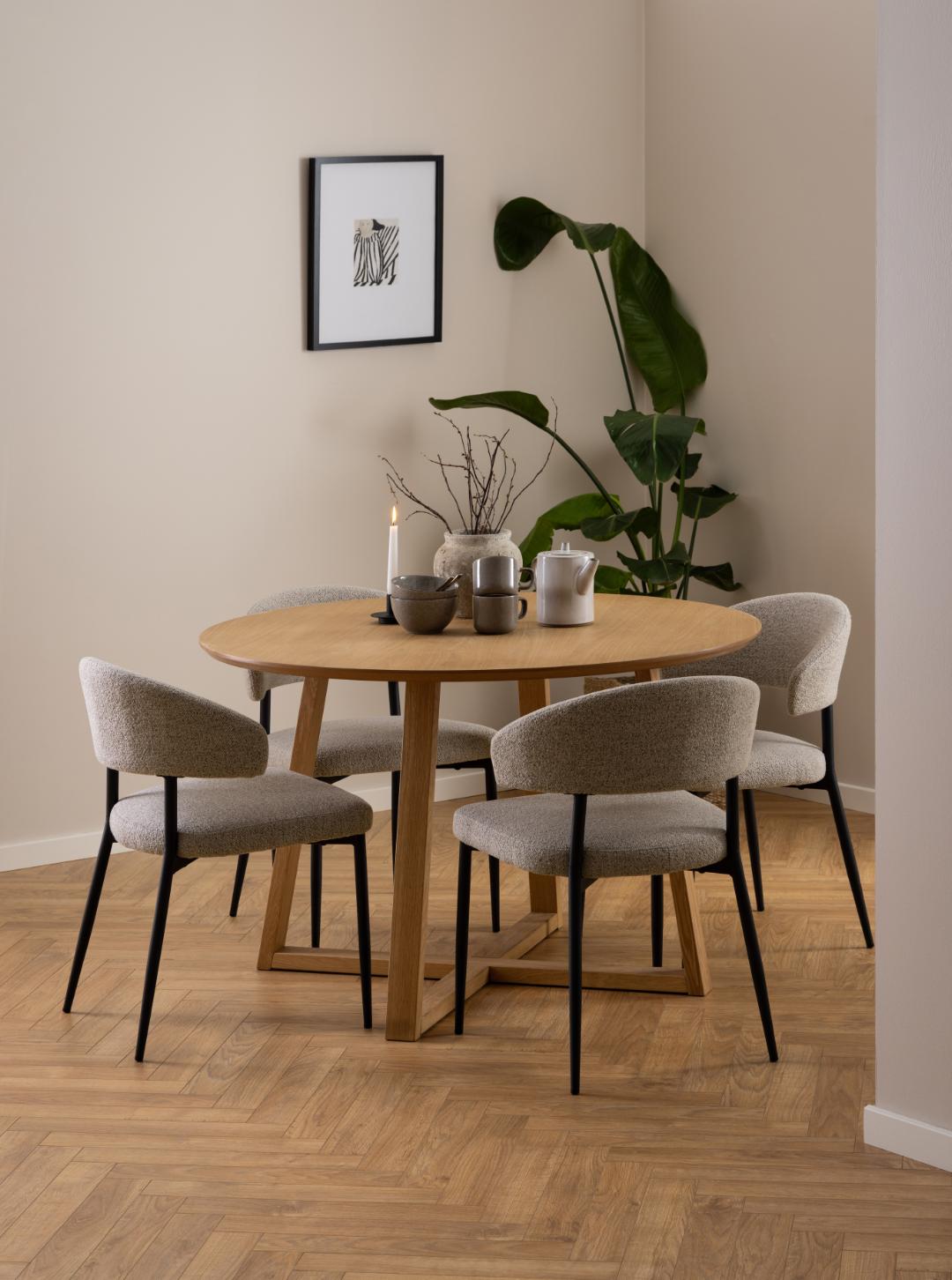 Tavolo da pranzo Malika 120x120-7