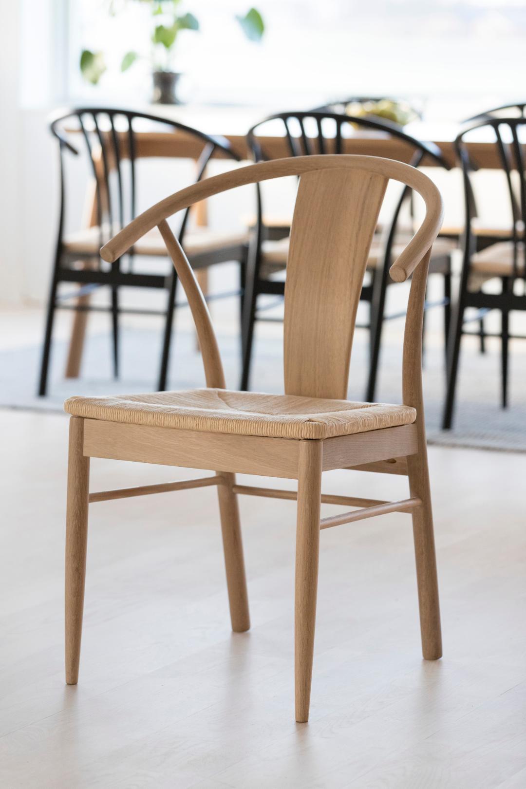 Sedia da pranzo con bracciolo Janik-6
