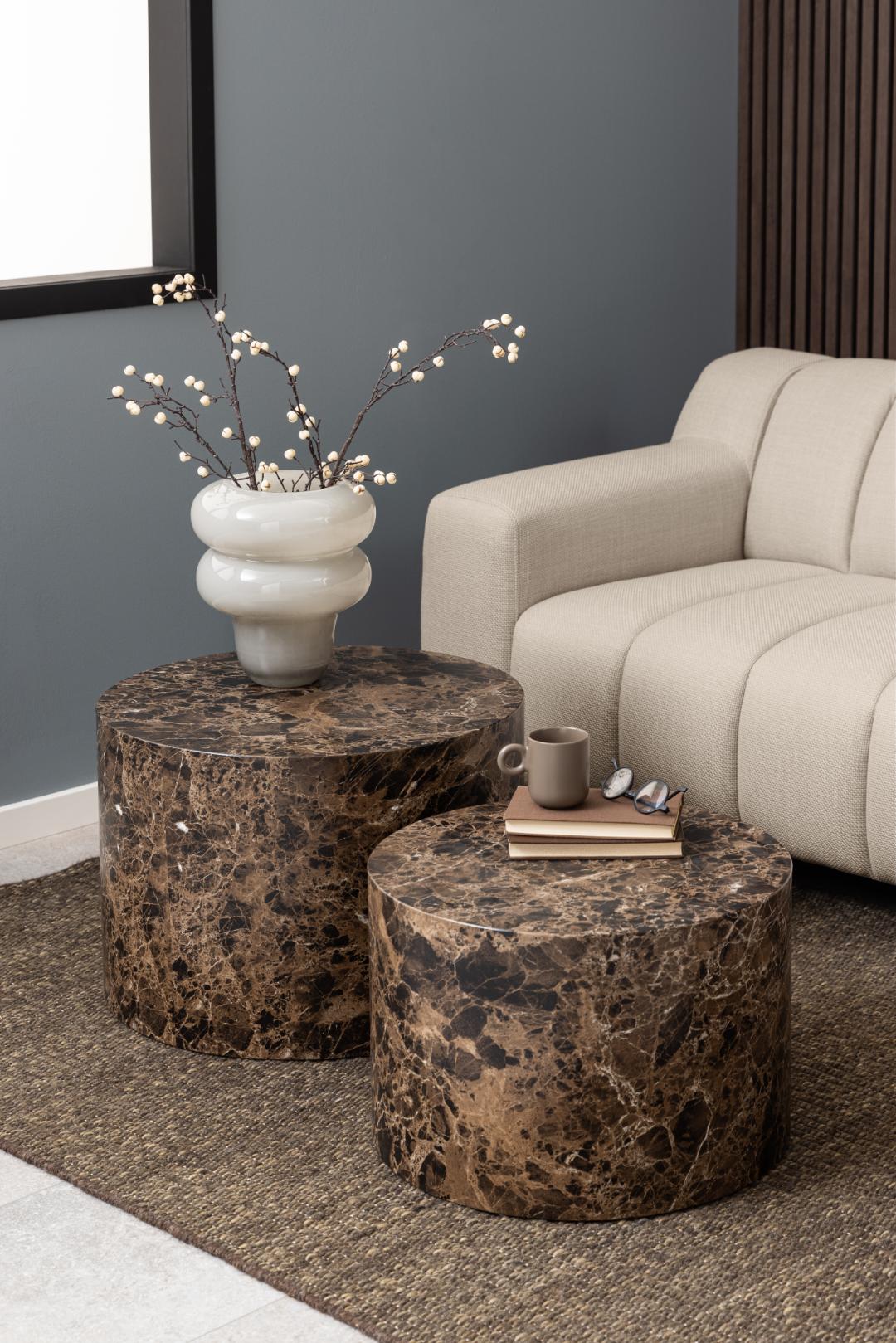 Tavolino da caffè Dice tondo 58-5