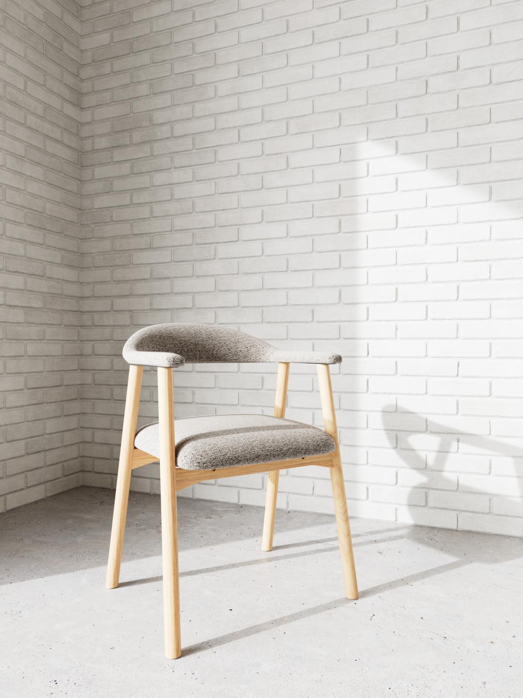 Sedia da pranzo con braccioli Addi-6