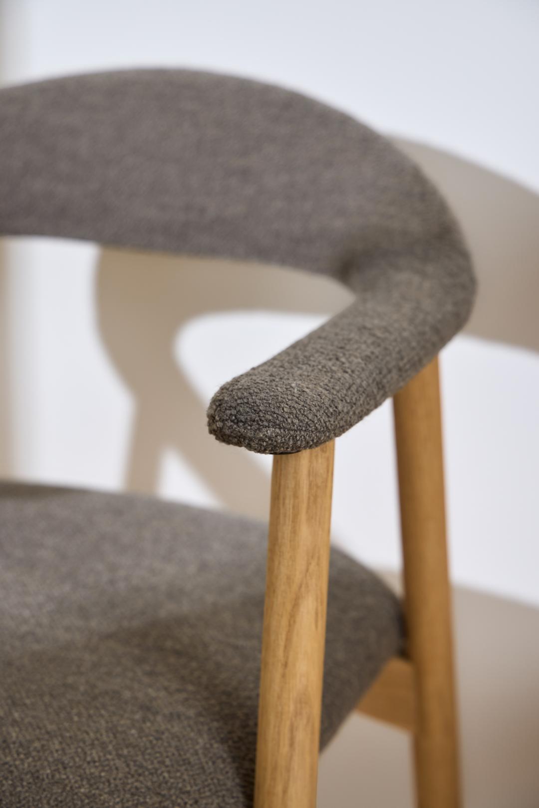 Sedia da pranzo con braccioli Addi-5