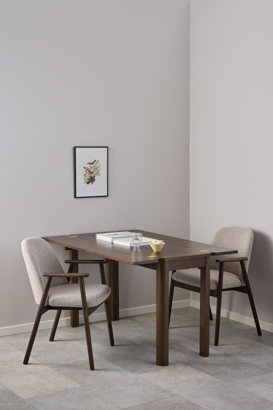 Sedia da pranzo con bracciolo Leo-7
