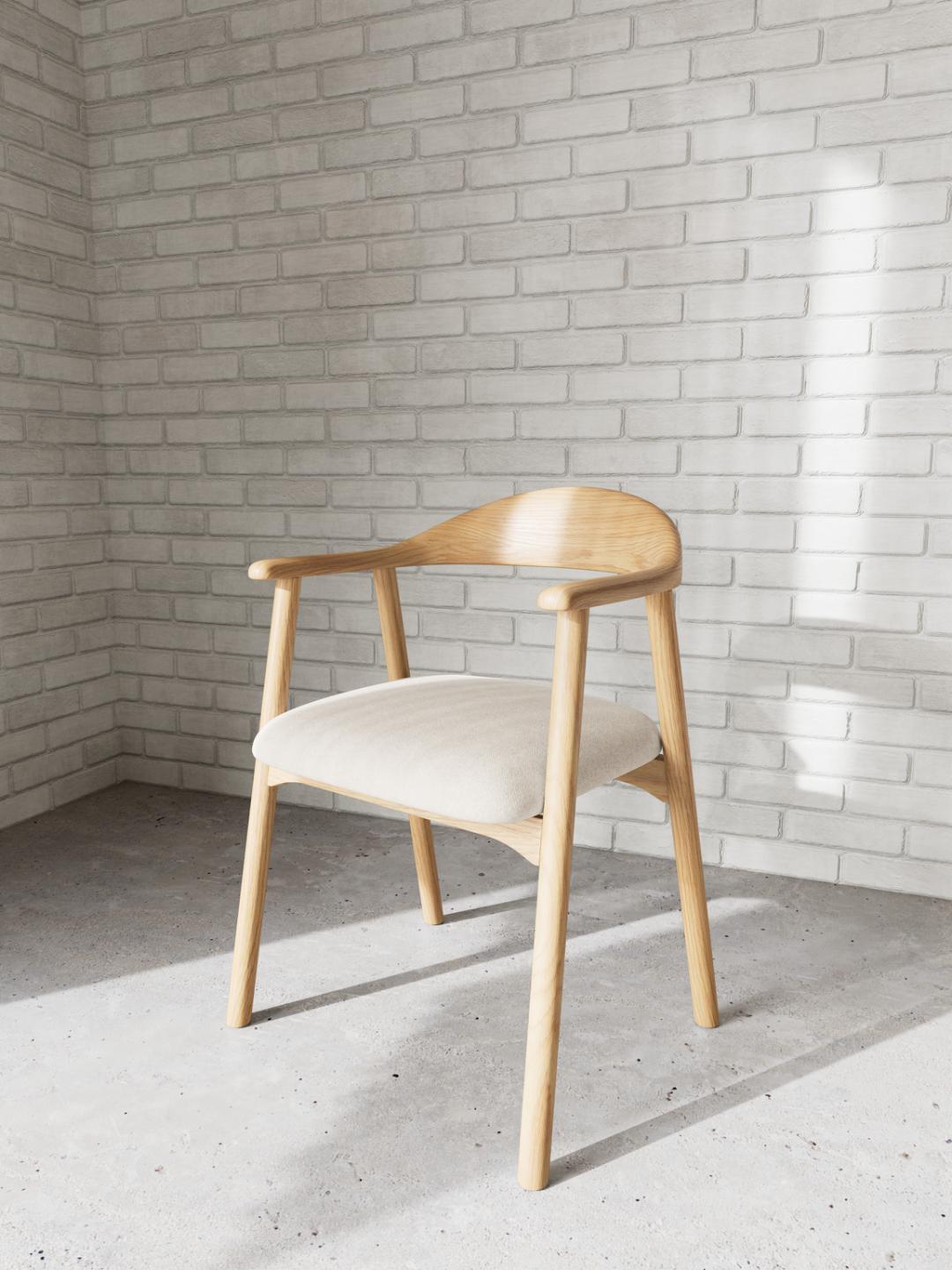 Sedia da pranzo schienale legno Addi-6